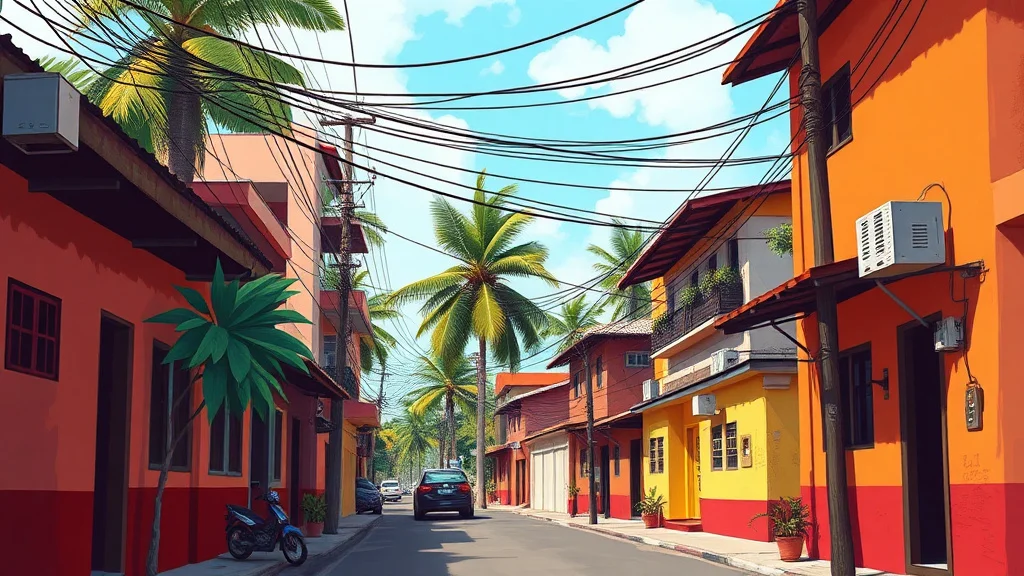 Illustratie bij: Inzicht in Elektriciteitsspanning en Stekker Types in Suriname