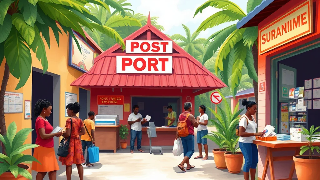 Illustration for: Navigating Suriname's Postal Service: Sending and Receiving Packages