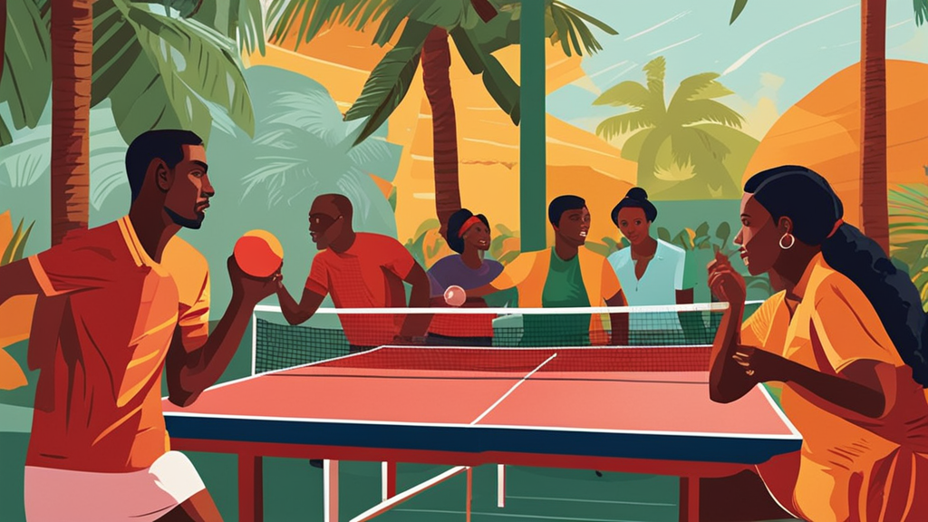 Illustratie bij: Ontdek tafeltennisclubs en competitie-niveaus in Paramaribo