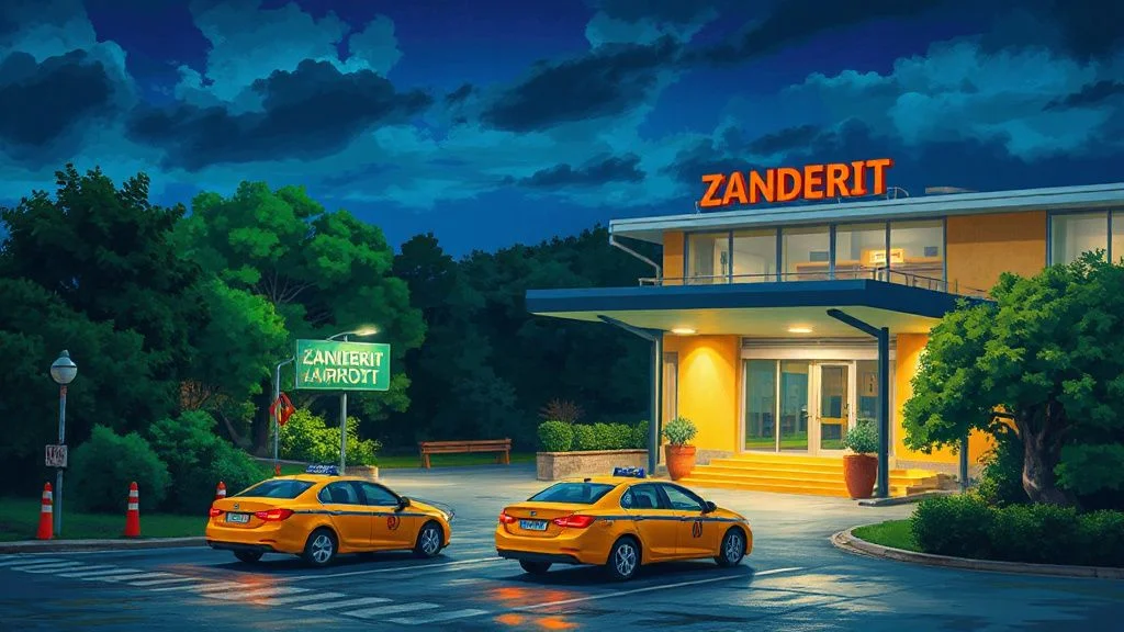 Illustration for: Transport Options from Zanderij to Paramaribo at Night