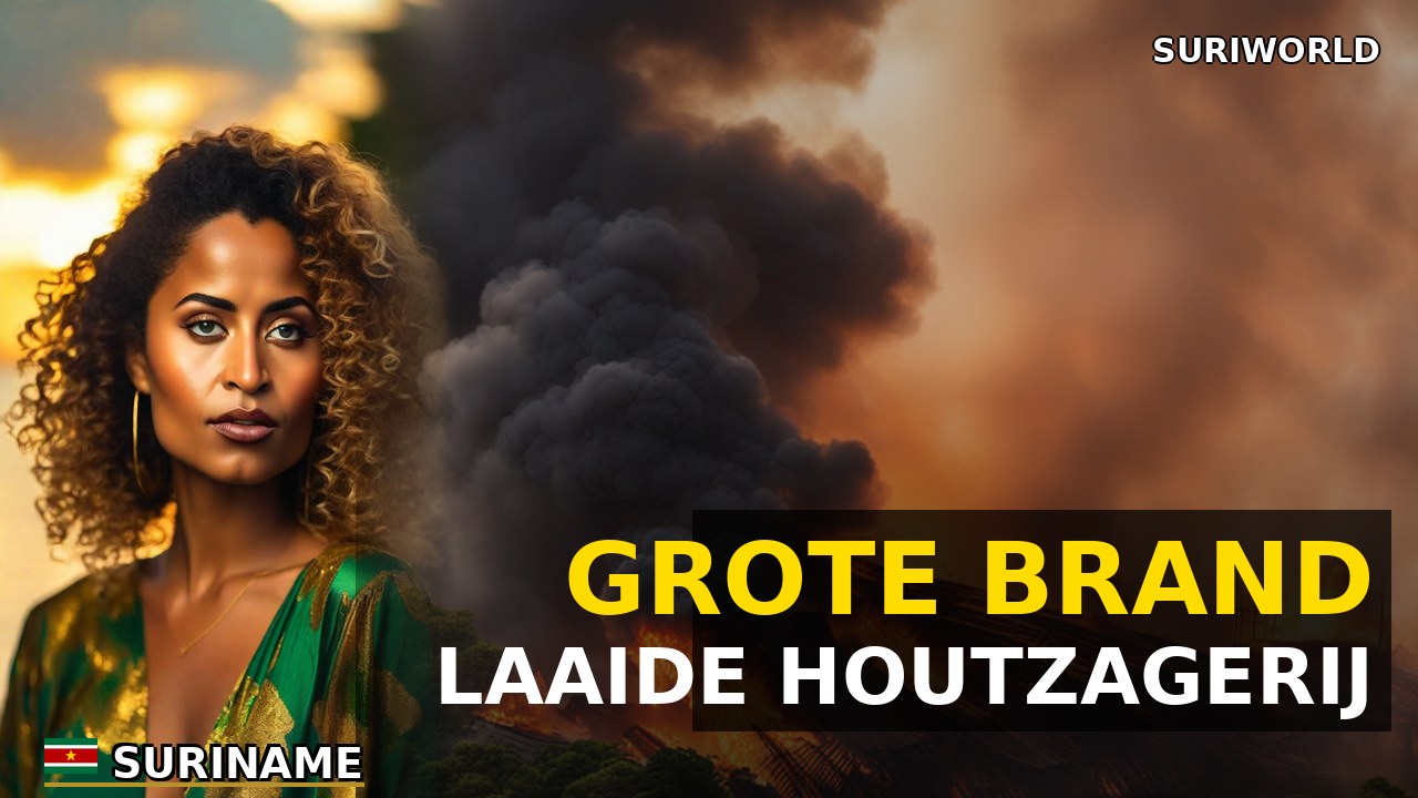 Grote brand laaide op aan houtzagerij op Duisburglaan